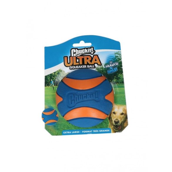 CHUCKIT Ultra Squeaker Sípolós Labda (XL)