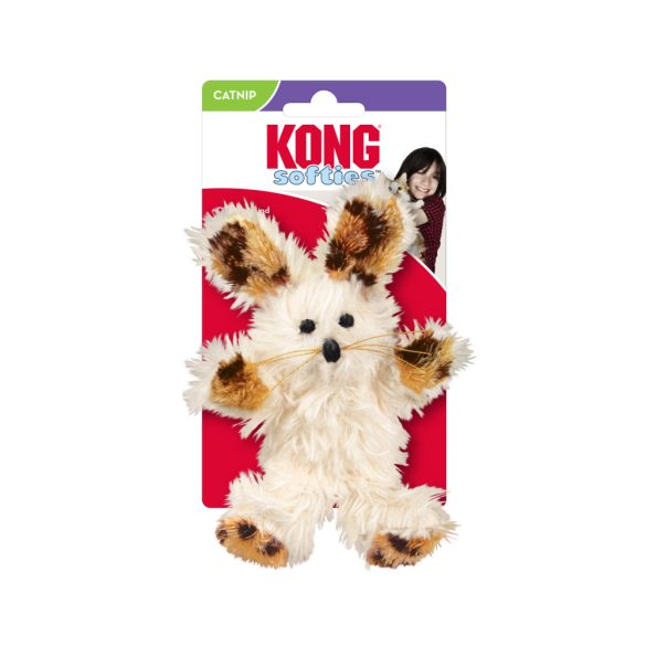 KONG Cat Softies Fuzzy Bunny